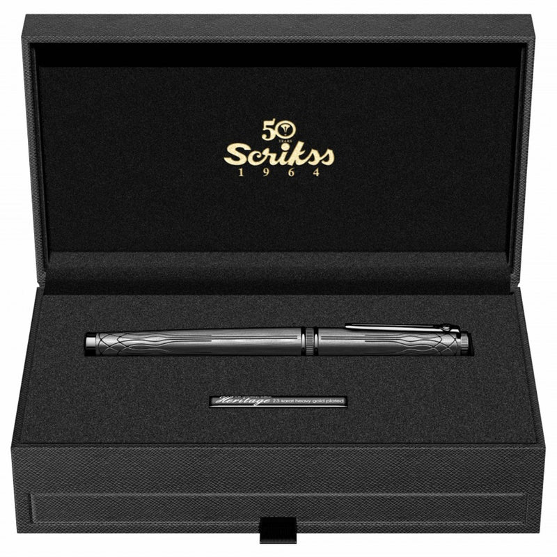 SCRIKSS, Fountain Pen - HERITAGE TITANIUM BT 18