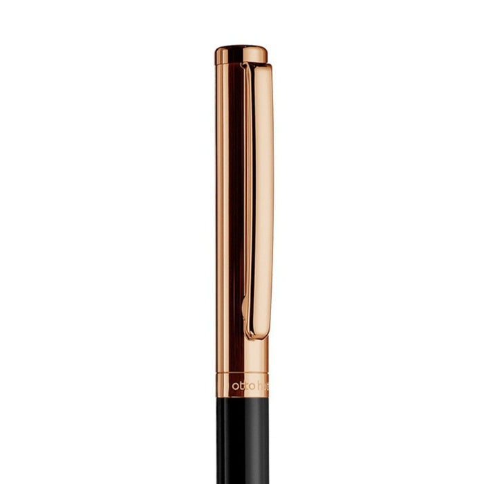 OTTO HUTT, Ballpoint Pen - DESIGN 01 Black Rose Gold 2
