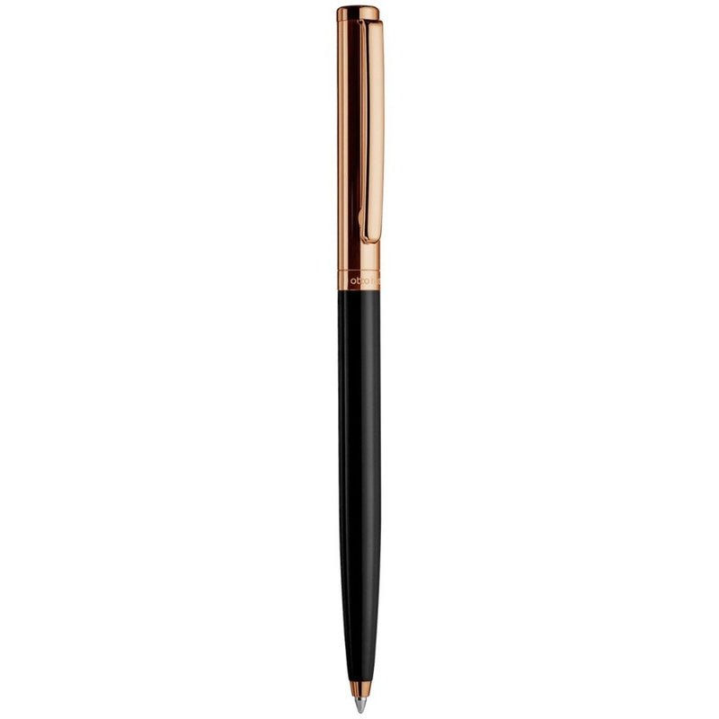OTTO HUTT, Ballpoint Pen - DESIGN 01 Black Rose Gold 1