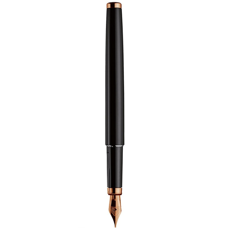 OTTO HUTT, Fountain Pen - DESIGN 01 Black Rose Gold.