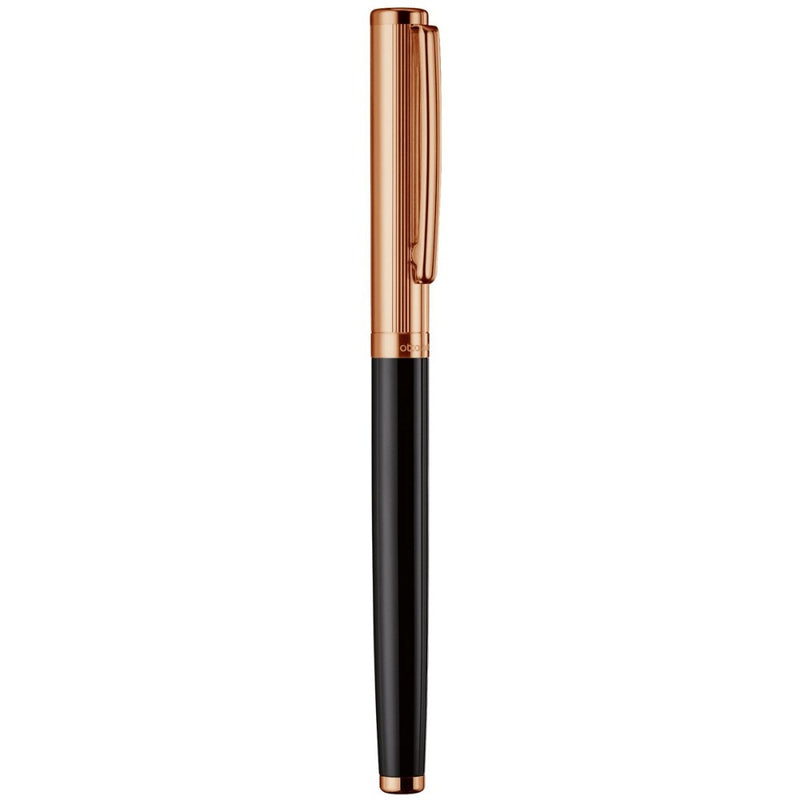 OTTO HUTT, Fountain Pen - DESIGN 01 Black Rose Gold.