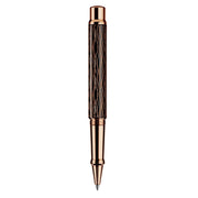 OTTO HUTT, Roller pen - DESIGN 04 Wave Pattern Black Rose gold 1