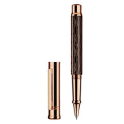 OTTO HUTT, Roller pen - DESIGN 04 Wave Pattern Black Rose gold 3