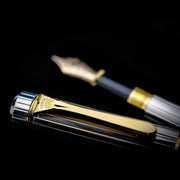 PLATINUM, Fountain Pen - PIN STRIPE STERLING SILVER 15
