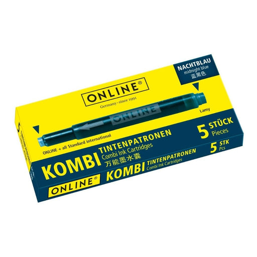ONLINE, Combi Ink Cartridge - MIDNIGHT BLUE 