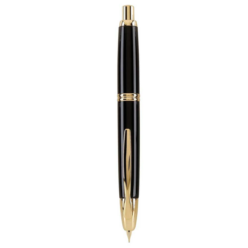 PILOT, Fountain Pen - CAPLESS GOLD ACCENT BLACK 18K.