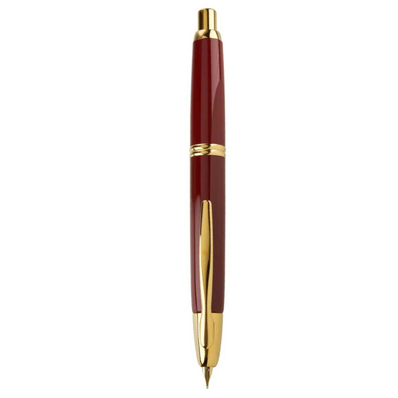 PILOT, Fountain Pen - CAPLESS GOLD ACCENT RED 18K.