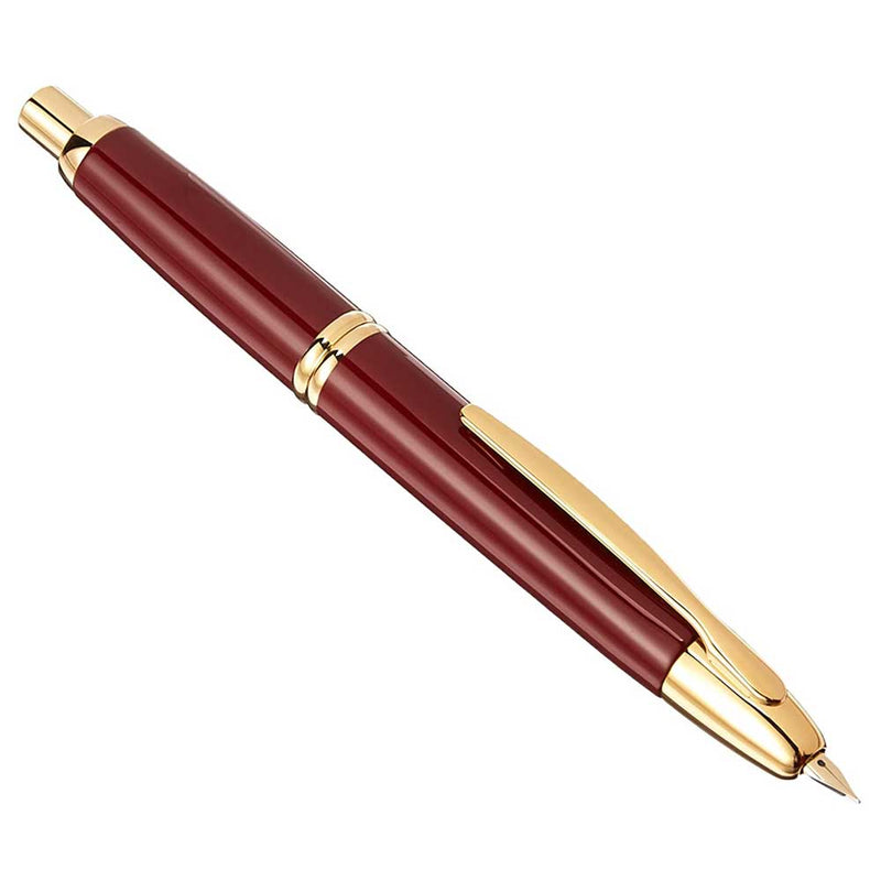 PILOT, Fountain Pen - CAPLESS GOLD ACCENT RED 18K.