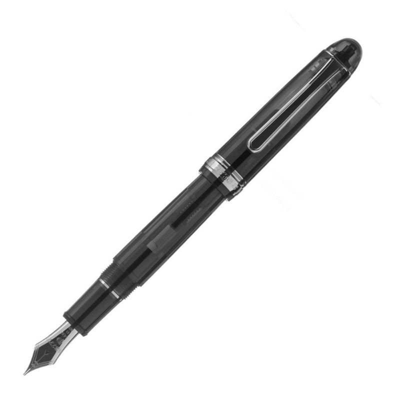 PLATINUM, Fountain Pen - #3776 CENTURY silver trim BLACK DIAMOND 4