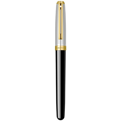 SHEAFFER, Fountain Pen - PRELUDE BLACK ONYX LAQUE & CHASED PALLADIUM GT 