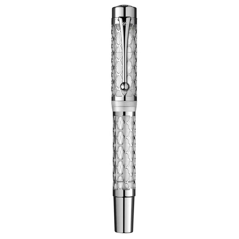 LABAN, Fountain Pen - FLORA SILVER.   