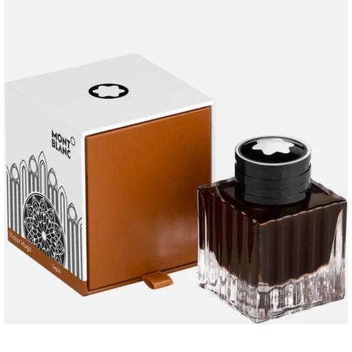 MONTBLANC, Ink Bottle - HOMAGE TO VICTOR HUGO SEPIA BROWN (50mL) 