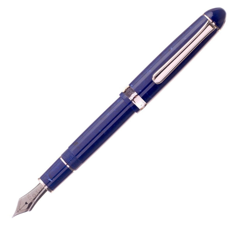 PLATINUM, Fountain Pen - #3776 CENTURY CELLULOID MIDNIGHT OCEAN 5