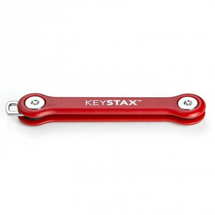 KEYSMART, Compact KEY HOLDER - STAX RED