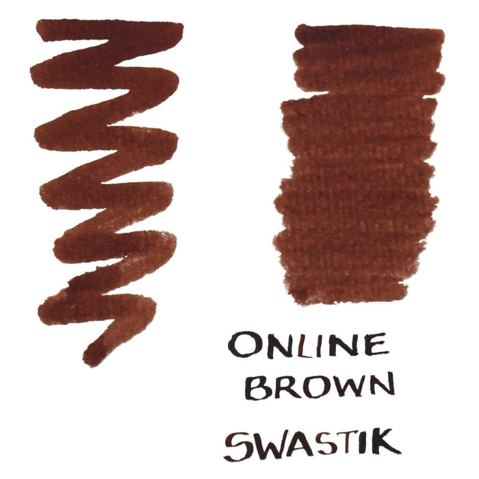 ONLINE, Ink Bottle - Without Scent BROWN.