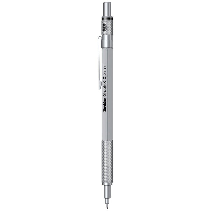 SCRIKSS, Mechanical Pencil - GRAPH X SATIN CHROME CT 15