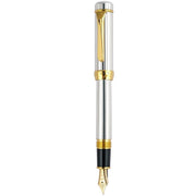 PLATINUM, Fountain Pen - PIN STRIPE STERLING SILVER 
