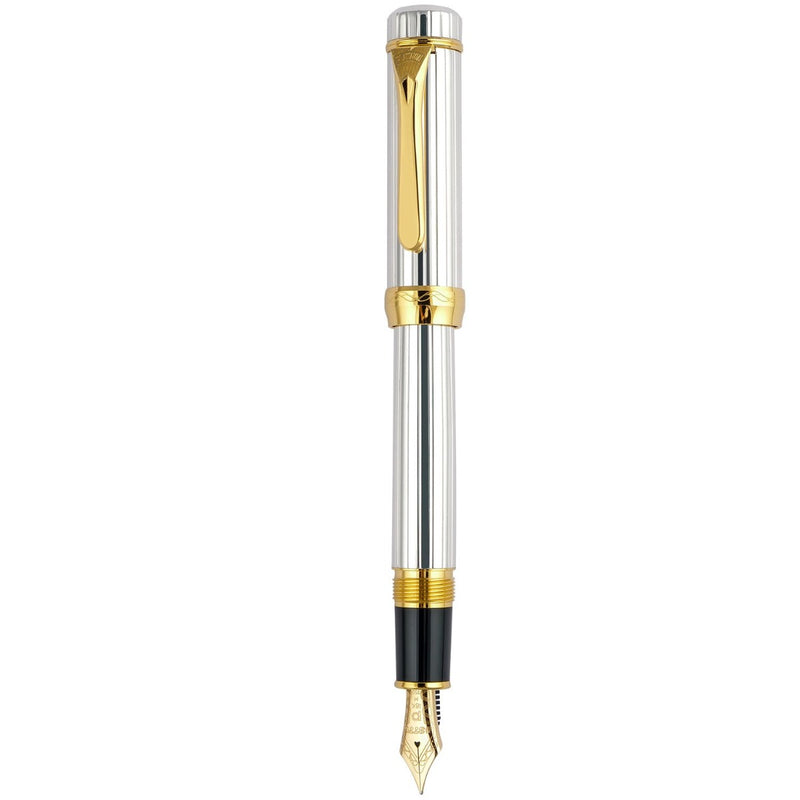 PLATINUM, Fountain Pen - PIN STRIPE STERLING SILVER 