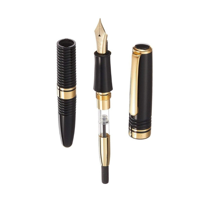 PLATINUM, Fountain Pen - #3776 GATHERED BLACK 3