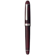 PLATINUM, Fountain Pen - #3776 CENTURY silver trim BURGUNDY 1