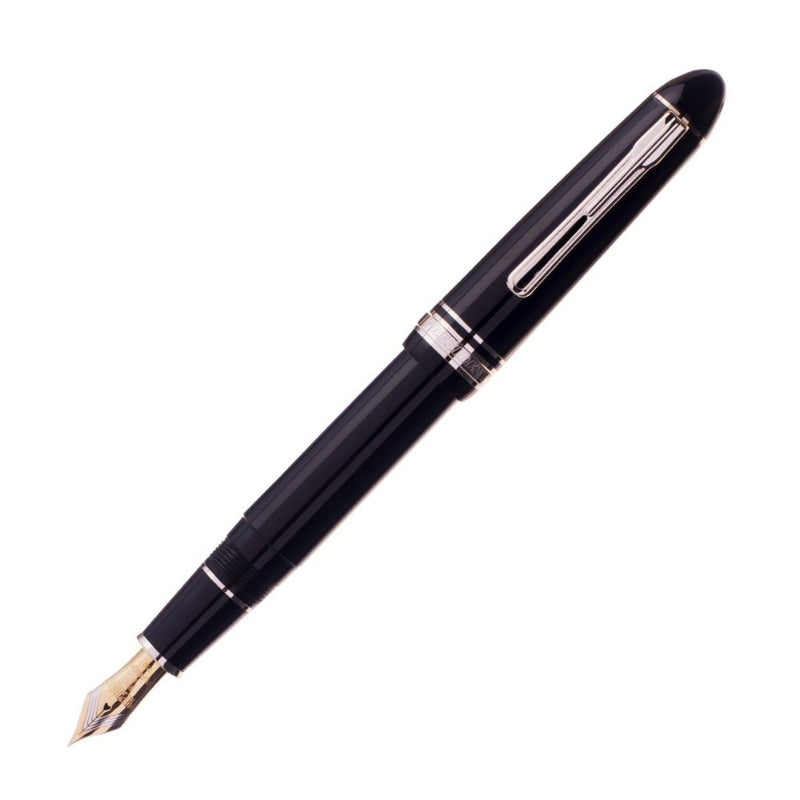PLATINUM, Fountain Pen - PRESIDENT SILVER TRIM BLACK 6