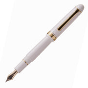PLATINUM, Fountain Pen - #3776 CENTURY gold trim CHENONCEAU WHITE 2