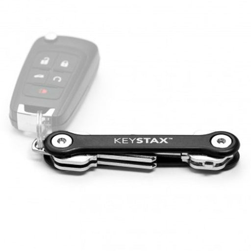 KEYSMART, Compact KEY HOLDER - STAX BLACK 1