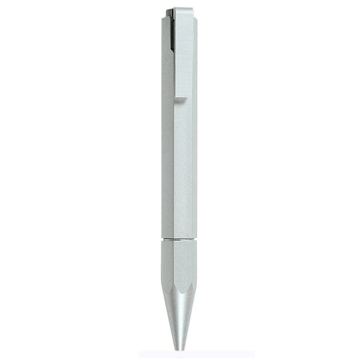 WORTHER, Ballpoint Pen - COMPACT Aluminum WHITE.