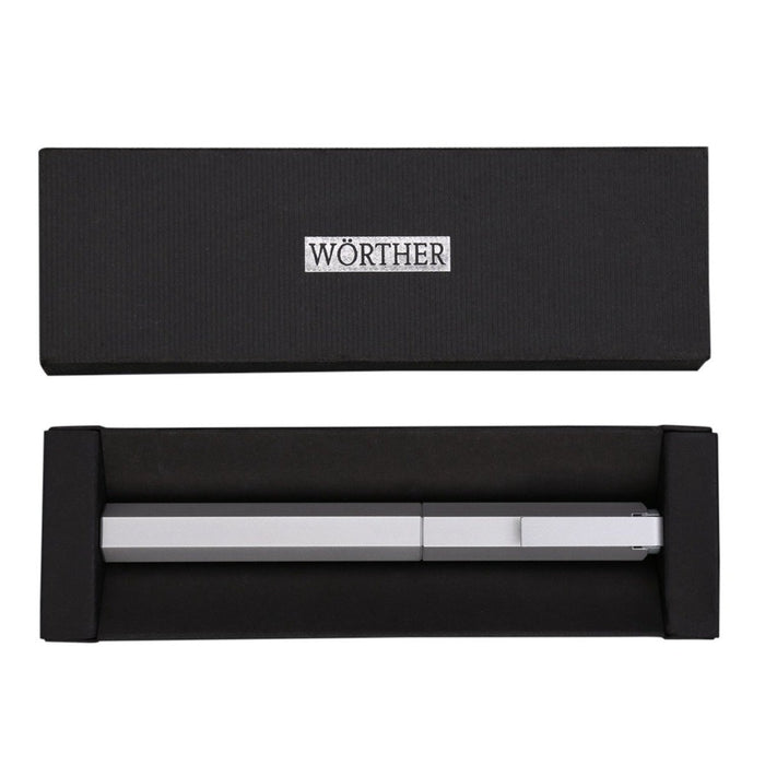 WORTHER, Roller Pen - COMPACT Aluminum WHITE 2