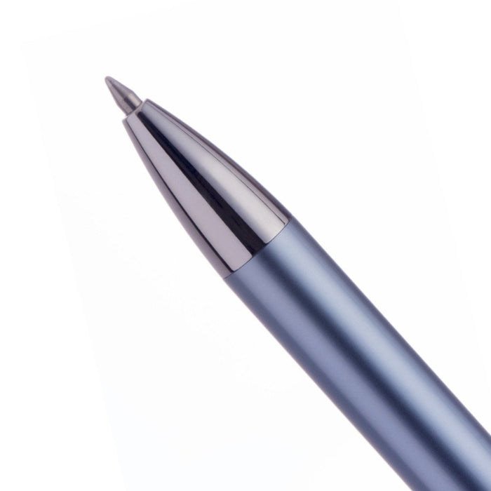 PLATINUM, Multi Function Pen - DOUBLE 3 ACTION Alumite Finish Metal Pen FROSTY BLUE 2