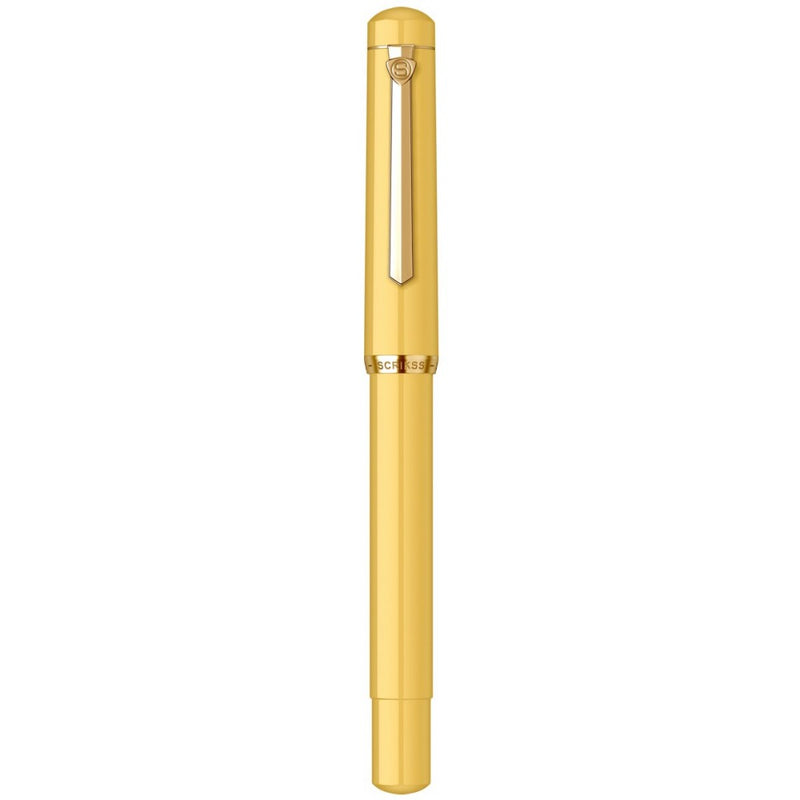 SCRIKSS, Fountain Pen - 419 Piston Filler YELLOW GT 