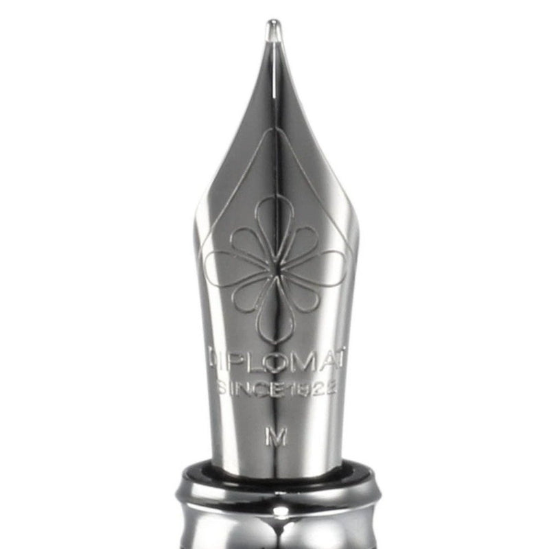 DIPLOMAT, Fountain Pen - Excellence A Plus Rhomb Guilloche Lapis BLACK 1