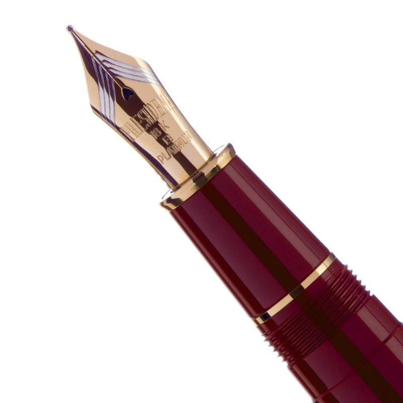 PLATINUM, Fountain Pen - PRESIDENT WINE RED 14