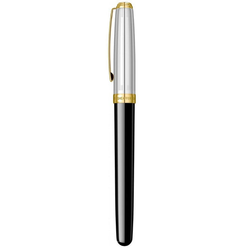 SHEAFFER, Fountain Pen - PRELUDE BLACK ONYX LAQUE & CHASED PALLADIUM GT 1