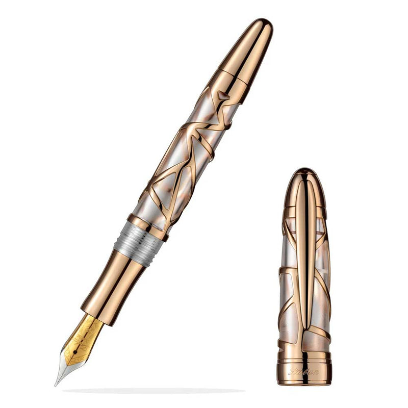 LABAN, Fountain Pen - SKELETON ROSE GOLD.