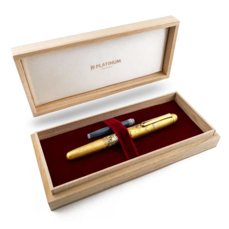 PLATINUM, Fountain Pen - #3776 CENTURY Kanazawa Gold Leaf & Fujin Raijin 7