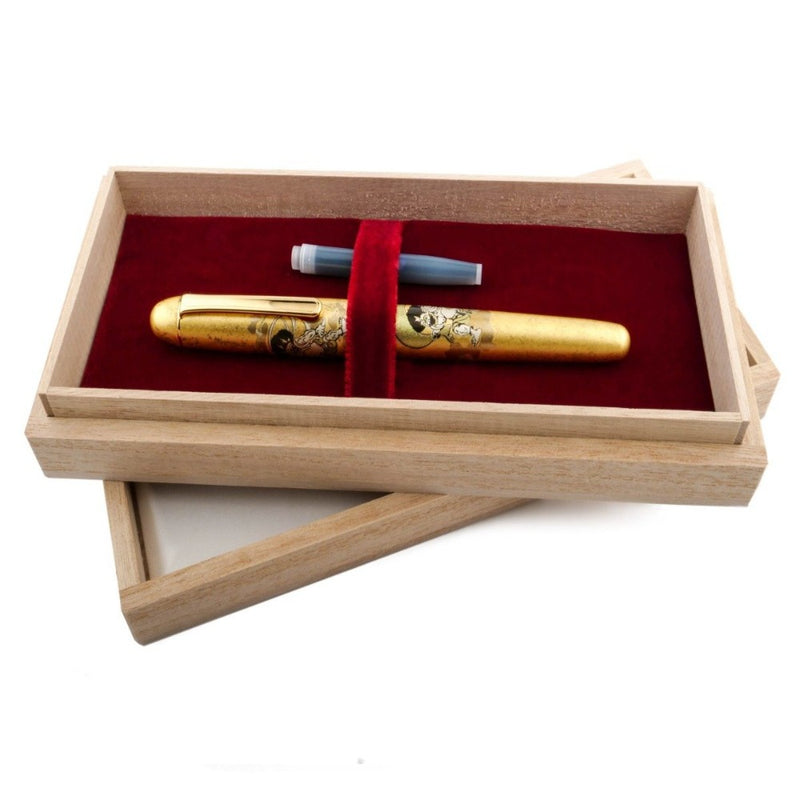 PLATINUM, Fountain Pen - #3776 CENTURY Kanazawa Gold Leaf & Fujin Raijin 8
