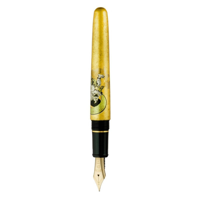 PLATINUM, Fountain Pen - #3776 CENTURY Kanazawa Gold Leaf & Fujin Raijin 2