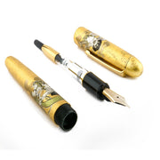 PLATINUM, Fountain Pen - #3776 CENTURY Kanazawa Gold Leaf & Fujin Raijin  6