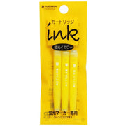 PLATINUM, Highlighter Ink Cartridge - PREPPY YELLOW 