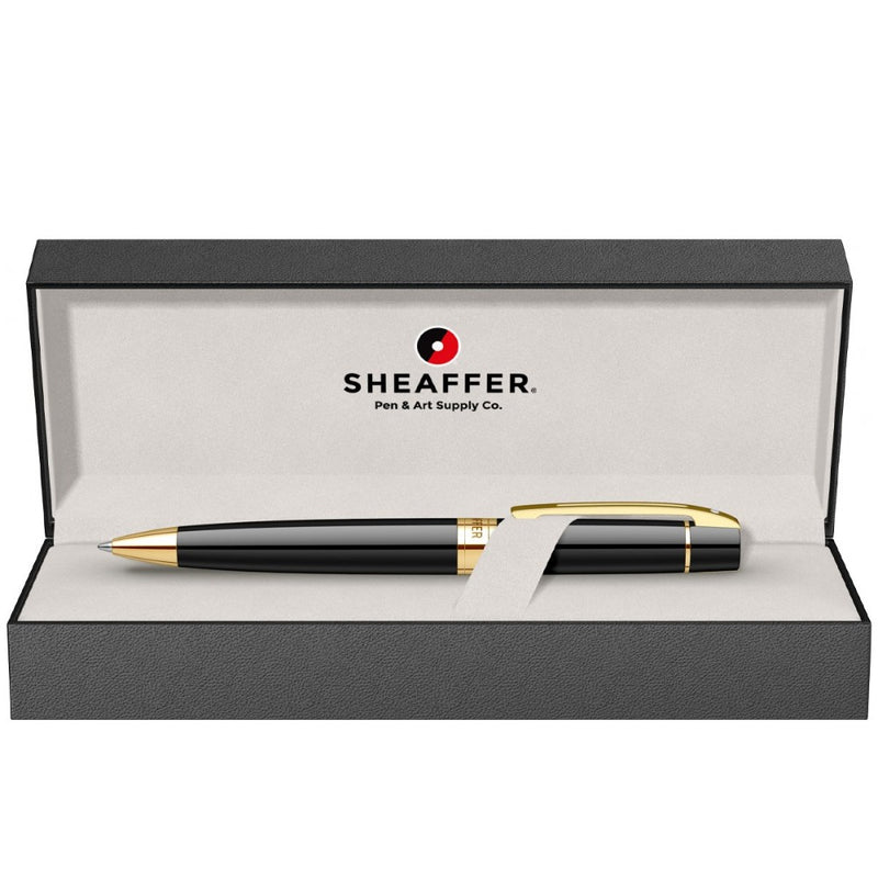 SHEAFFER, Ballpoint Pen - 300 GLOSSY BLACK GT 7