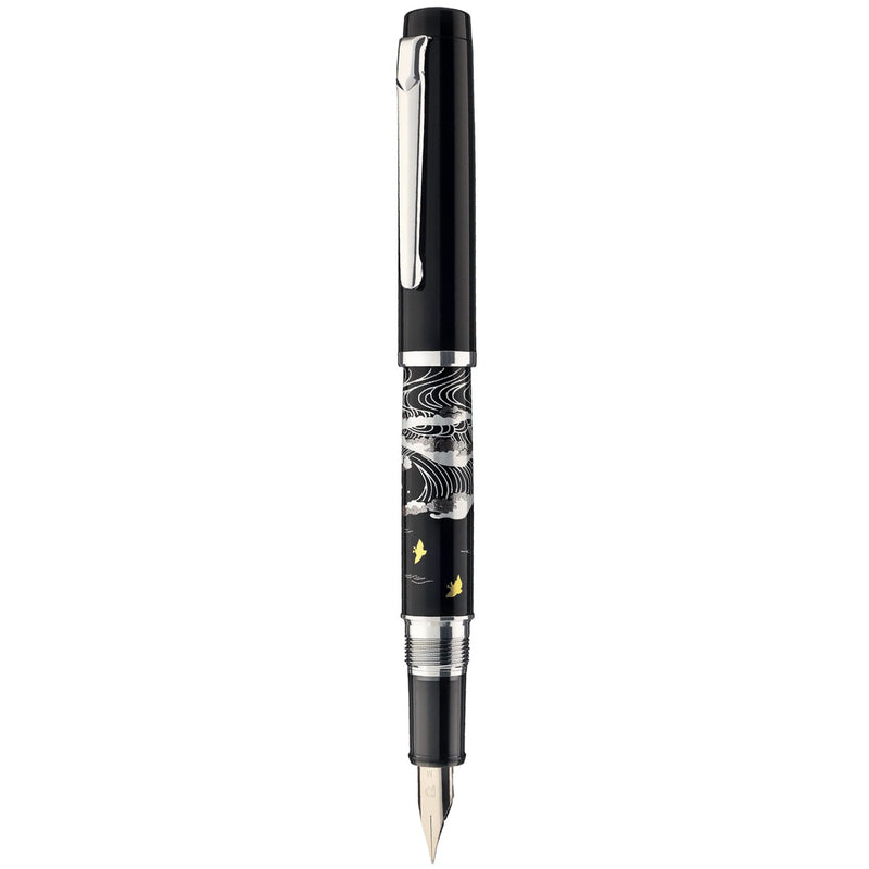 PLATINUM, Fountain Pen - Limited Edition PROCYON Maki-e PLOVER ON THE WAVE.