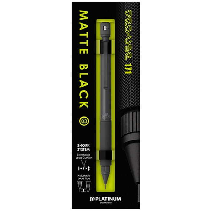 PLATINUM, Mechanical Pencil - PRO USE 171 MATT BLACK 2