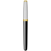 SHEAFFER, Fountain Pen - PRELUDE BLACK ONYX LAQUE & CHASED PALLADIUM GT 2