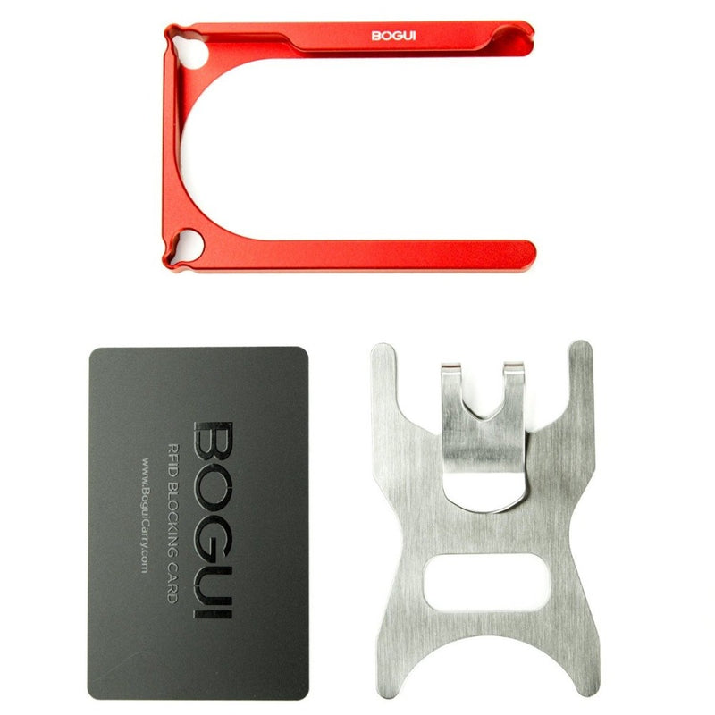 KEYSMART, Card Holder - BOGUI CLICK with RFID CARD RED 2