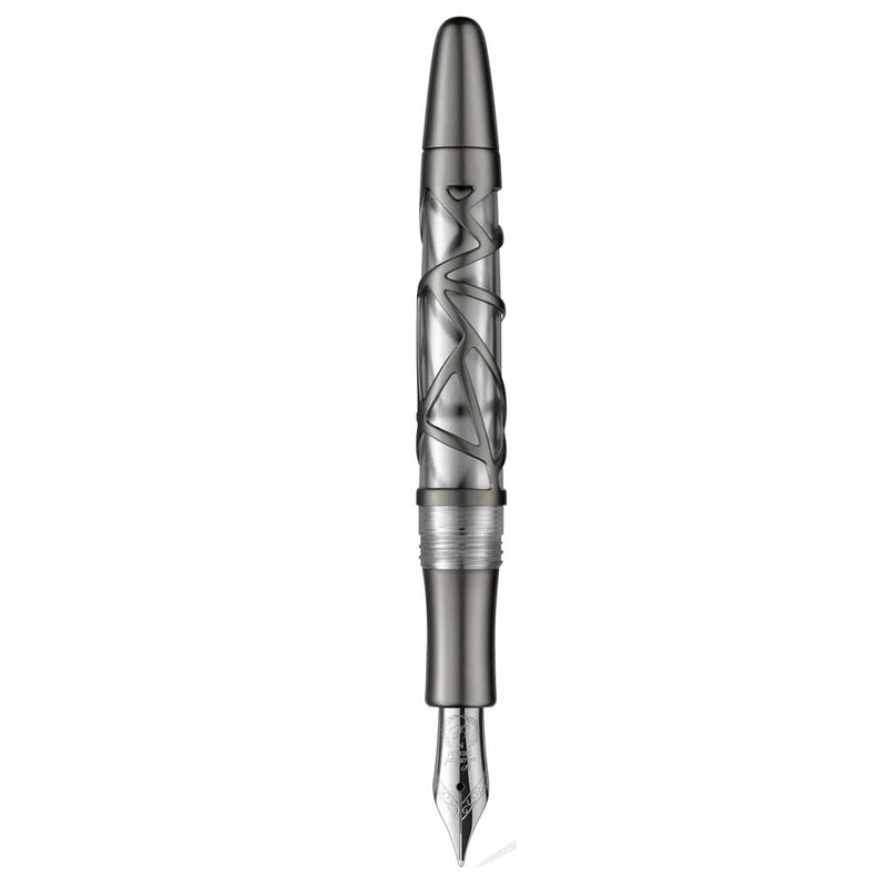 LABAN, Fountain Pen - SKELETON GUN METAL.