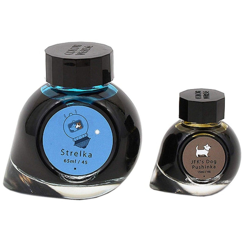 COLORVERSE, Ink 2 Bottles - TRAILBLAZER IN SPACE Season 4 STRELKA & JFK'S DOG PUSHINKA (65ml+15ml)