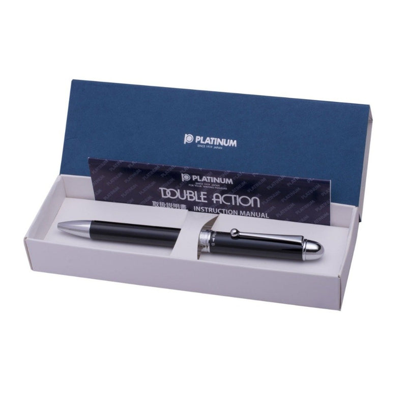 PLATINUM, Multi Function Pen - DOUBLE 3 ACTION Alumite Finish Metal Pen BLACK 4