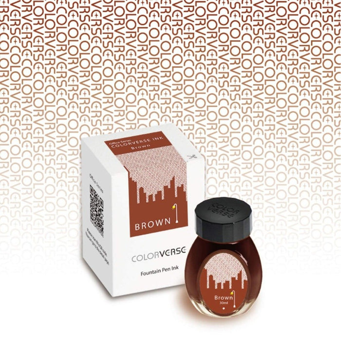 COLORVERSE, Ink Bottle - OFFICE Series BROWN (30ml) 1