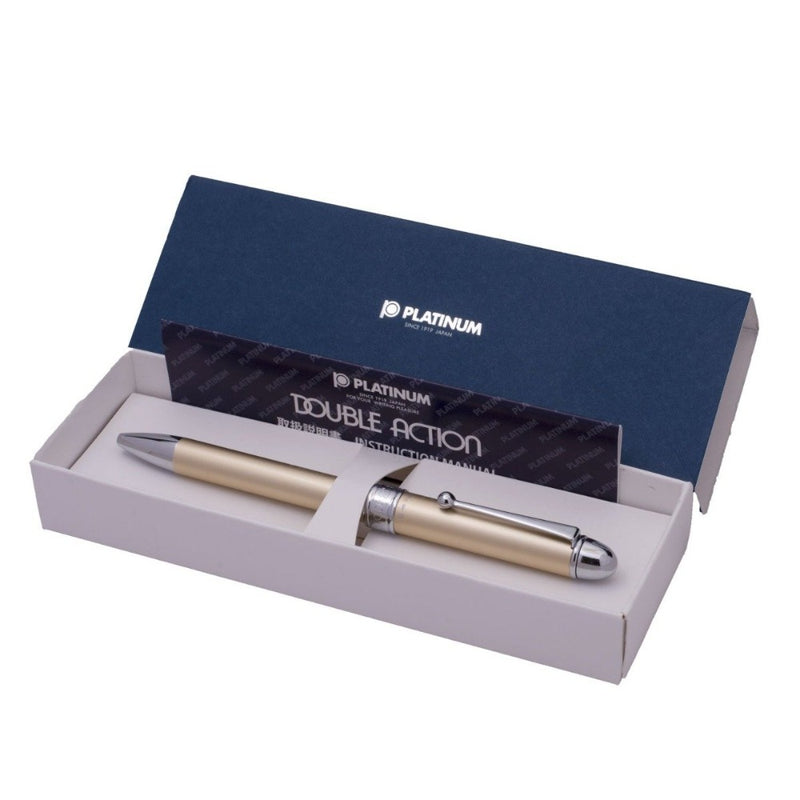 PLATINUM, Multi Function Pen - DOUBLE 3 ACTION Alumite Finish Metal Pen COOL PINE 4